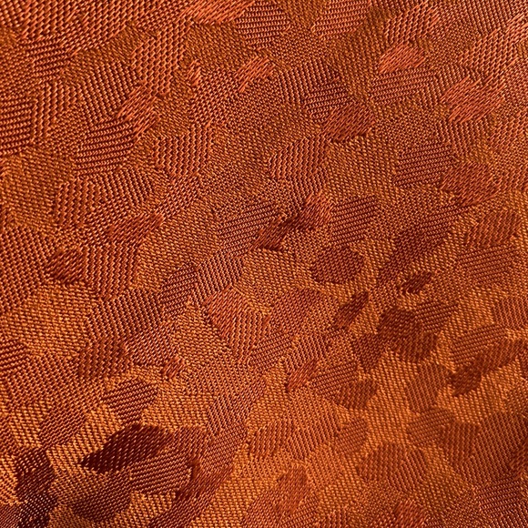 Vintage Style Long Sleeve Dress in color Cooper. - Picture 5 of 9